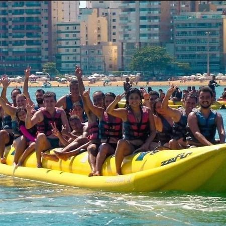 グアラパリーApt Encantador Praia Do Morro 20 Metros Da Praia.アパートメント エクステリア 写真
