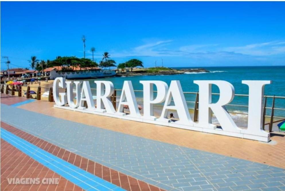 グアラパリーApt Encantador Praia Do Morro 20 Metros Da Praia.アパートメント エクステリア 写真