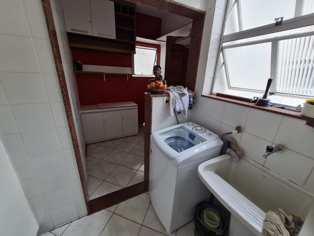 グアラパリーApt Encantador Praia Do Morro 20 Metros Da Praia.アパートメント エクステリア 写真